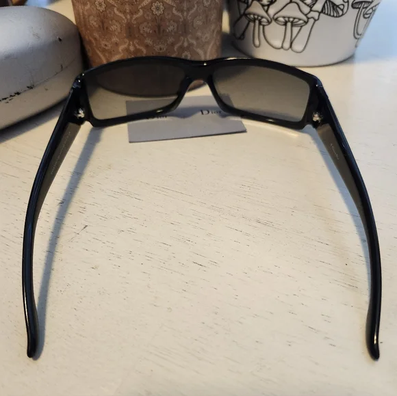 Sale🌟 Dior Night 4 Y2K AM1 Vintage Mod Swarovski Crystal Logo Sunglasses - Picture 8 of 15